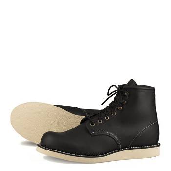 Red Wing Heritage Rover - Cierne 6 Inch Cizmy Panske, RW045SK